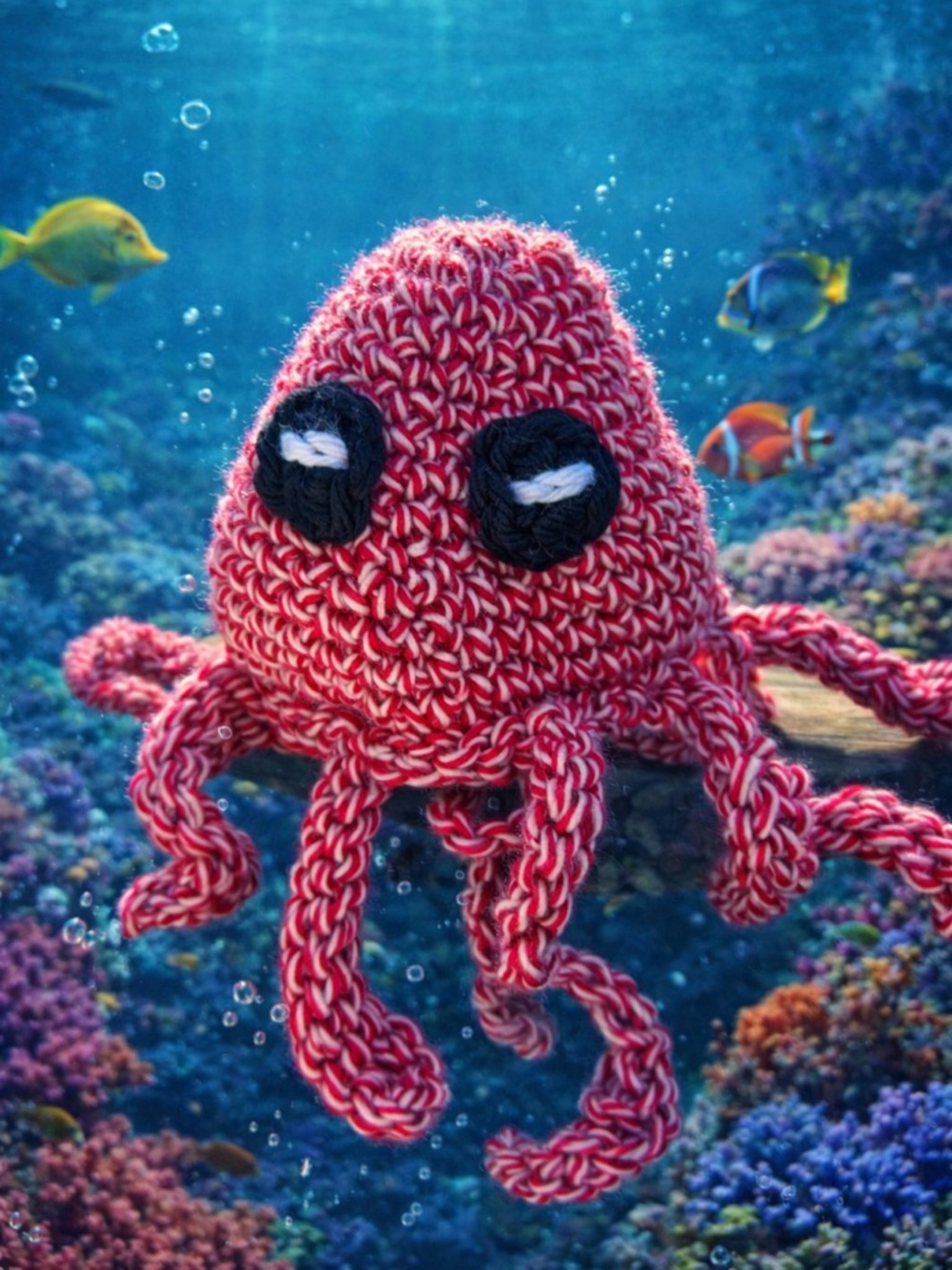 Handmade Crocheted Octopus Soap Saver 100% Cotton - Picture 5 of 16
